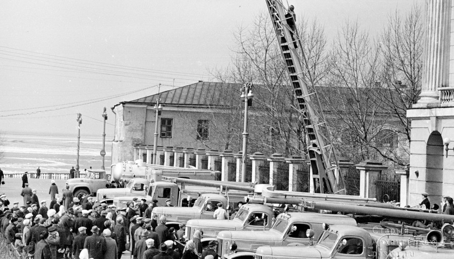 Выставка пожарной техники 6 мая 1967 года