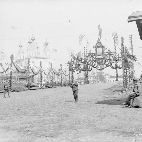 Начало Соборной улицы. Май-Июнь 1919 год