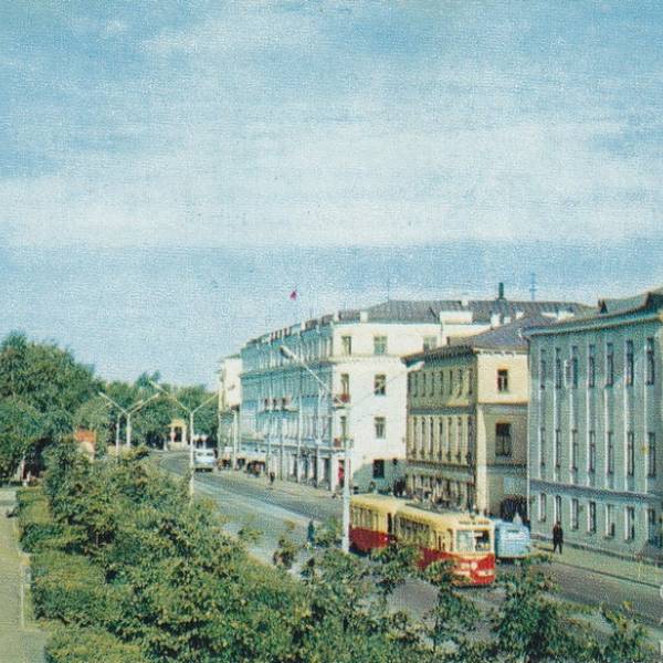 Проспект Павлина Виноградова. 1972 год