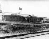 Временный железнодорожный вокзал. 1 мая 1966 г.