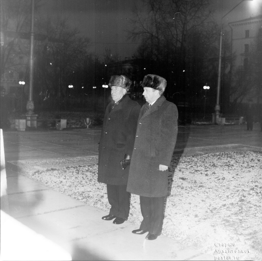 М. С. Соломенцев в Архангельске. 1985 год