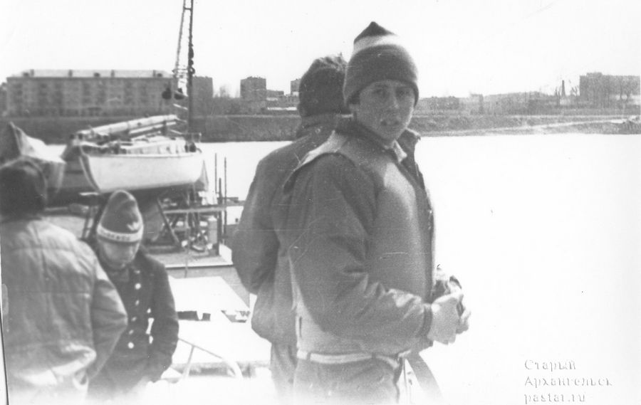 фотографии из Соломбальского яхт-клуба. 80-е годы