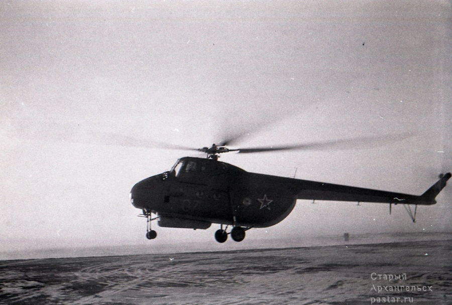 Вертолетная площадка на Набережной в Архангельске