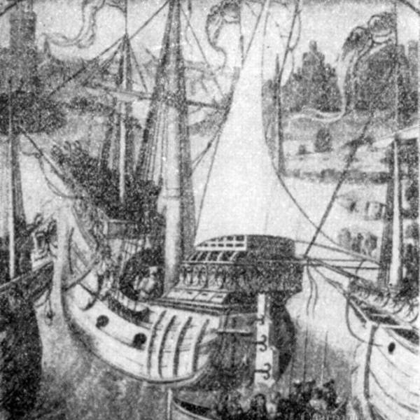Парусное вооружение судов в XV—XVII веках