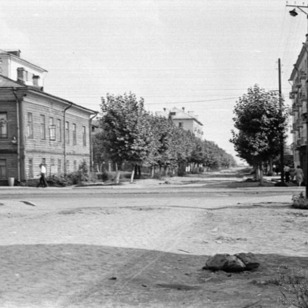 Перекрёсток Гайдара и Павлиновки. Август 1969 г.