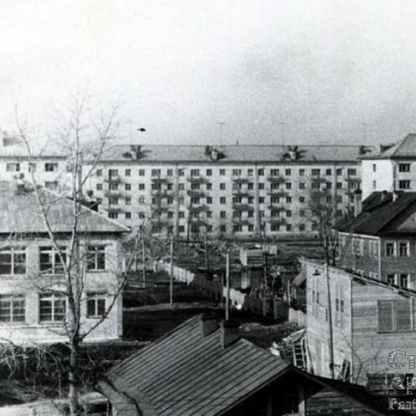 Вид из окна на Корельской 60-е годы