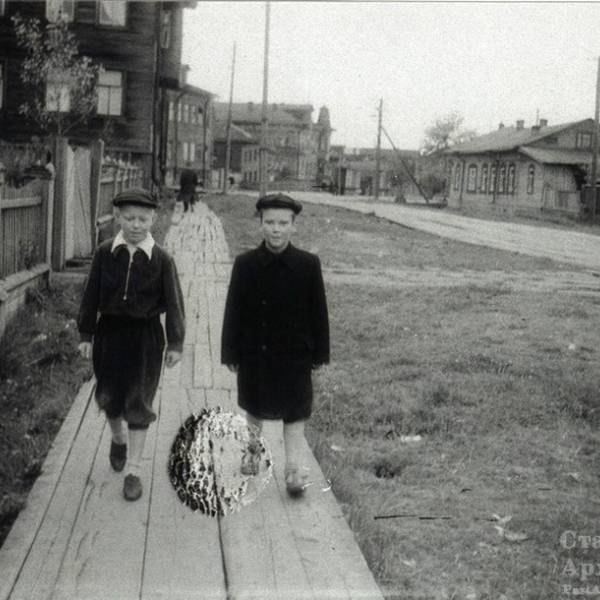 Костромской пр. около Поморской. 1956 г.