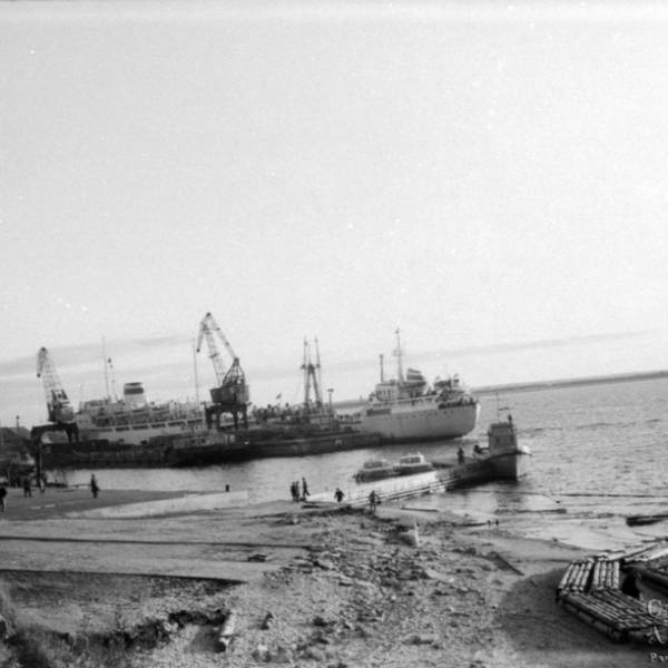 Красная Пристань в 1960-е годы.