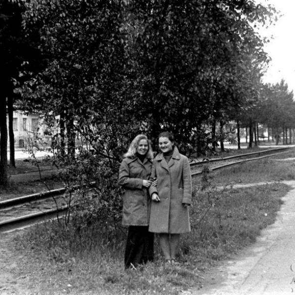 Трамвайные пути на Суворова. 1974 год