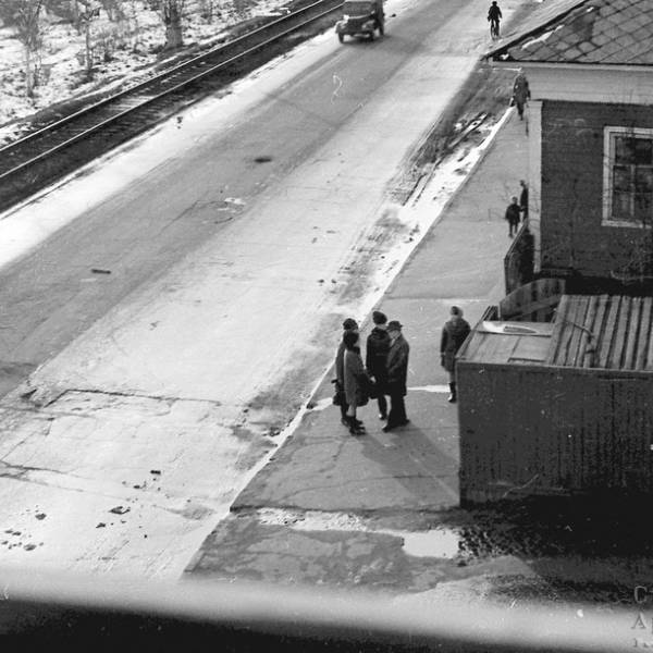 Из окна общежития АЛТИ. 1970-71 годы.
