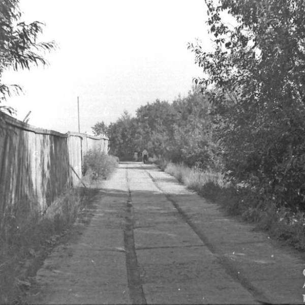 Северо-Западный проезд или бетонка от улицы Дачная до ул. Холмогорская. 1984 год