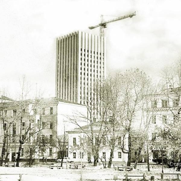 Строительство здания проектных организаций. 1976 год