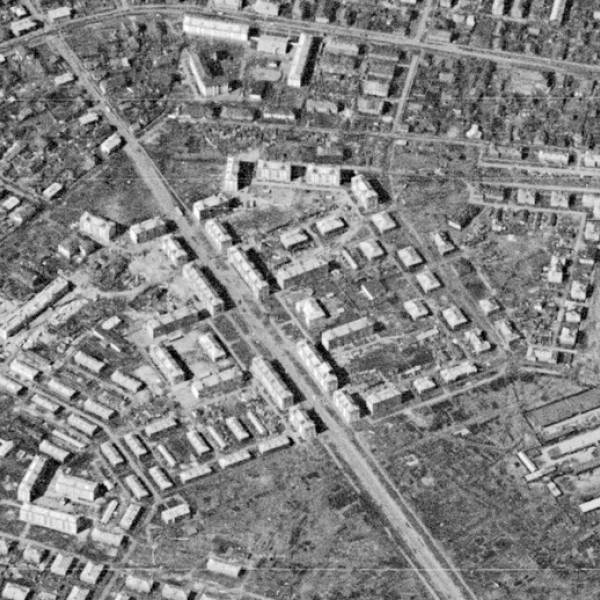 В районе перекрестка Обводный-Энгельса. 1967 год