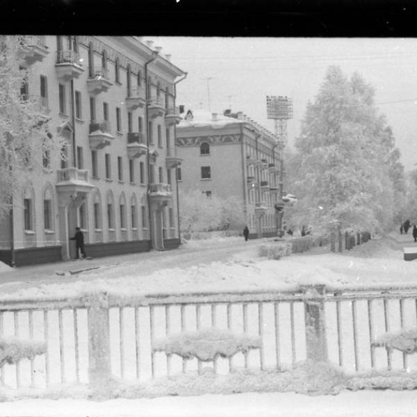 Начало ул. Логинова. 1986 год