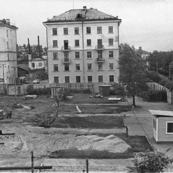 Строительство Монумента северянам, павшим в Великой Отечественной войне 1941-1945.