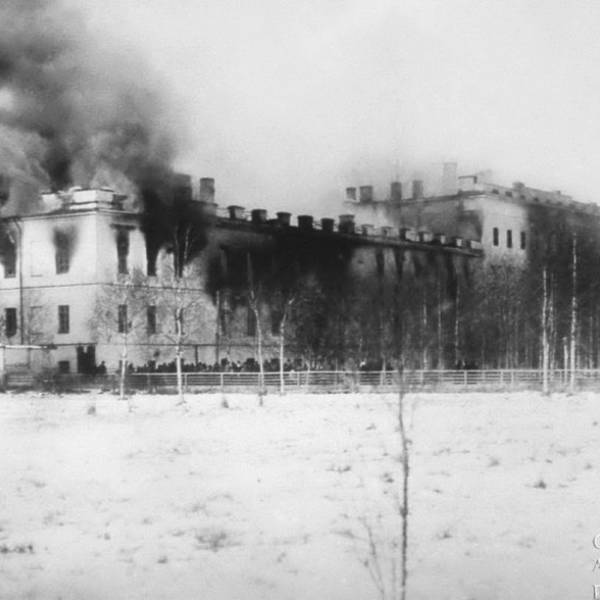 Пожар в казарме флотского полуэкипажа. 1902 год