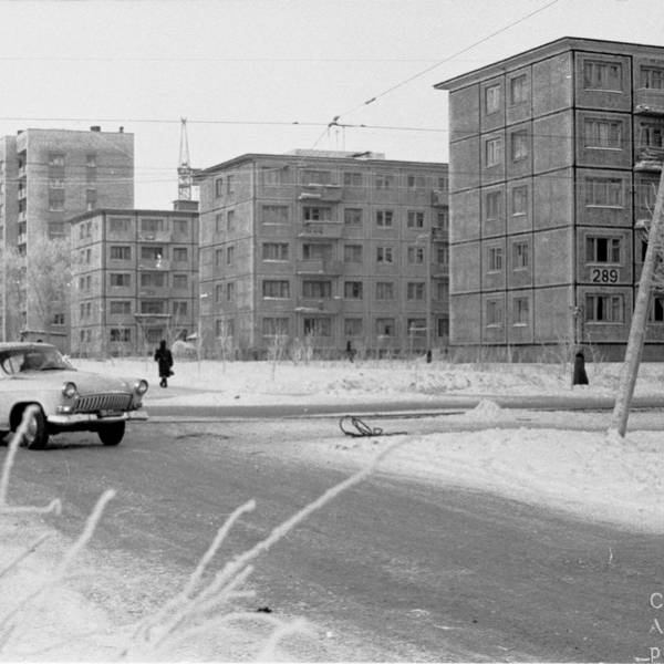 Перекресток Комсомольская-Ломоносова. 1968 год