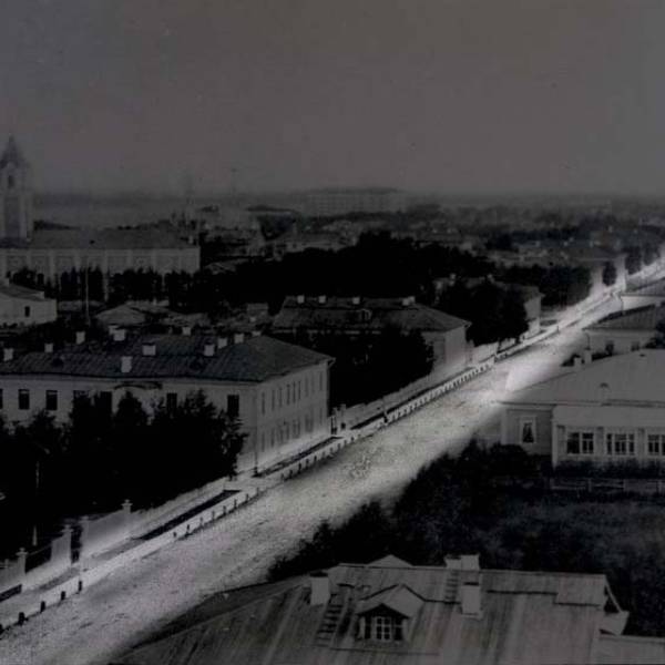 Освещение городских улиц в начале 20 века